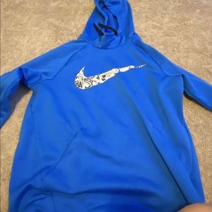 Nike hoodie blue